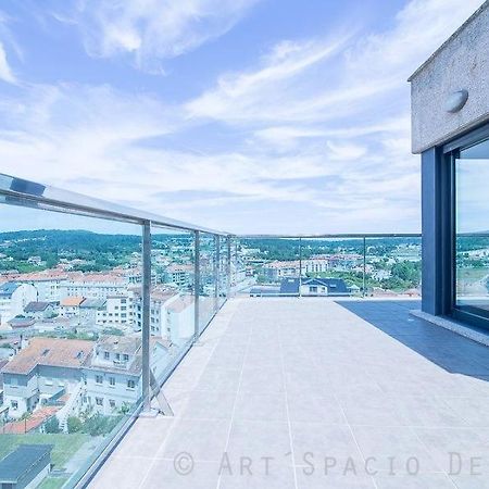 Ático con vistas, piscina y pista de tenis, a 200 metros de la playa Sanxenxo Esterno foto